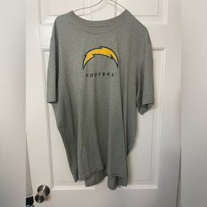 Grey Nike chargers nfl T shirt